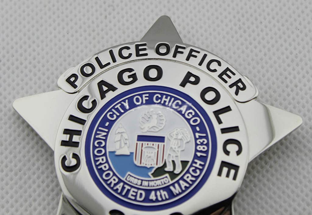 JXS American Detective Badge Souvenir, Chicago Police 586